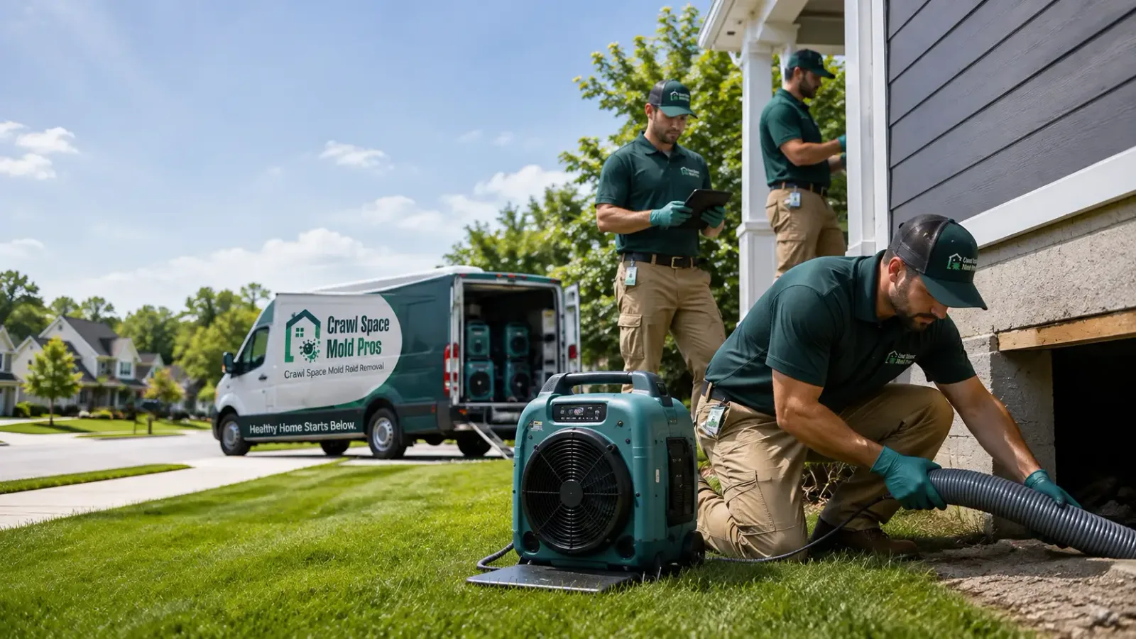 Crawl Space Mold Removal in Freeport, NY